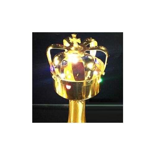 2019 New LED Golden Crown Wine Bottle Covers Sparkling Champagne Decor Lamp Cap Bar Bottle Stopper Ice Bucket Party/Wedding