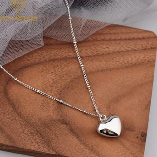 XIYANIKE Hot Sell 925 Sterling Silver Full Of Love Necklace Fashion Cute Sweet RomanticJewelry Gift For Girlfriend Wholesale