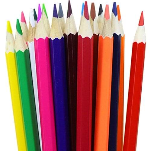 Wood Colored Set Painting Oil Color Pencil Wooden Colored Pencils School Drawing Sketch Art Supplies Writing Painting Pen
