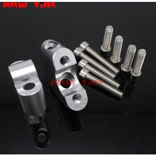 Machining handlebar riser clamp extension bolt adapter for Honda CB300F CB400F CB400 VTEC400CNC