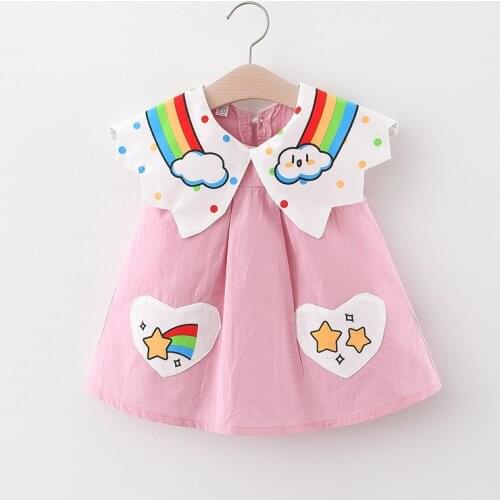 Girls Dress Baby Fashion Cotton Sleeveless Dress Kids Girls Cute Clothing For Infant Girls Summer clothing