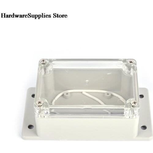 1Pc 100*68*50 Small Electronics Enclosure Clear Plastic Enclosure Waterproof Junction Box Switch Box DIY PLC Project Box