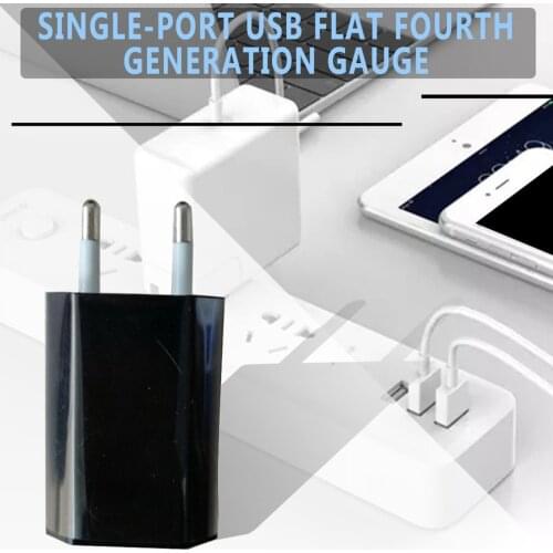 EU Plug USB Wall Charger Power Adapter 5V 1A Single USB Port Quick Charger for iPhone 6 6S 7 8 Plus X XR XS 11 Pro Max 5S SE