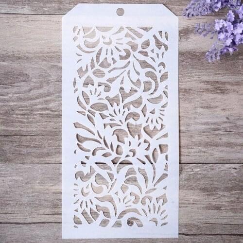 12*24 cm DIY Craft Tropical Leaf Stencil for Painting Scrapbooking Stamping Stamps Album Decorative Embossing Paper Cards