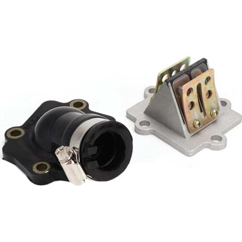 Intake Manifold Reed Set Carburetor Intake Manifold Joint Boot Reed Valve Fit for Yamaha Jog 50 CY50 1992-2001 Intake Manifold