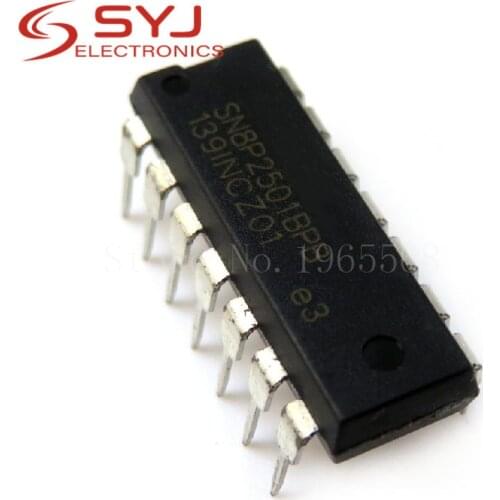 10pcs/lot SN8P2501BPB SN8P2501B SN8P2501 DIP-14 In Stock