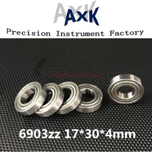 2019 New Real 6903zz Bearing Abec-3 (10pcs) 17x30x7 Mm Thin Section 6903 Zz Ball Bearings 6903z 61903 Z