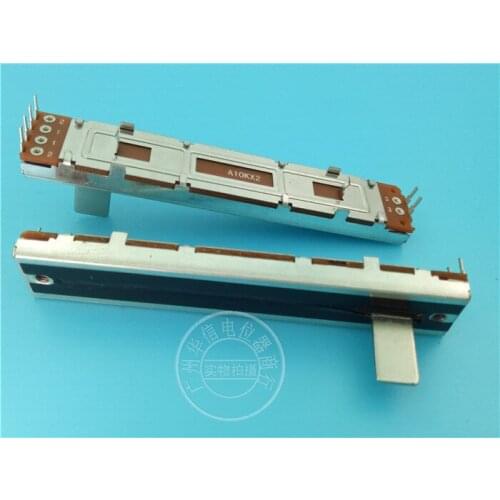35pcs SC609G 2-channel A10K 88mm slide push-pull potentiometer 8.8 cm dimming mixer fader