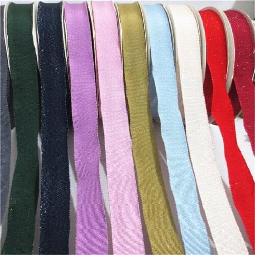 50Yards2.5cm And Silver Hat Weft Belt Scallion Band Hair Ornament DIY Handmade Material Clothing Accessories Thread Ribbon 387