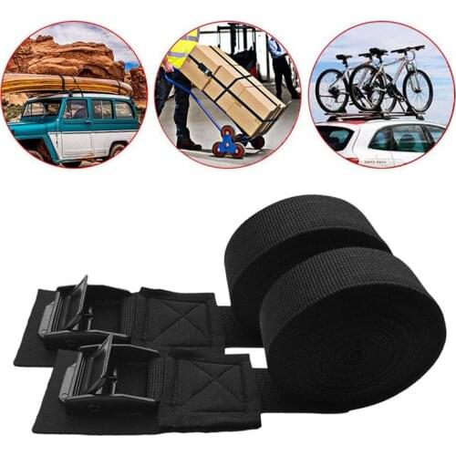 Luggage Rack Binding Belt Tape Car Roof Rack Belt Luggage Lashing Buckle For Kayak Tie Bicycle Down Straps Kayak Surfboard Q5J2