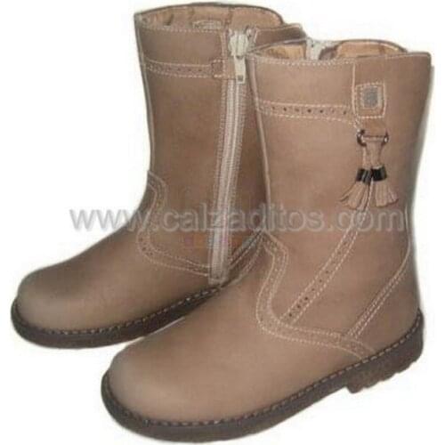Boots beige dark skin, Andanines