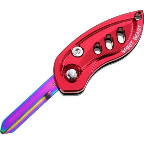 Motorcycle Key Case Key Head Pop-up Army Knife Style For Honda Cb190 Series Cfmoto All Series Yamaha Jog Force 100cc And More