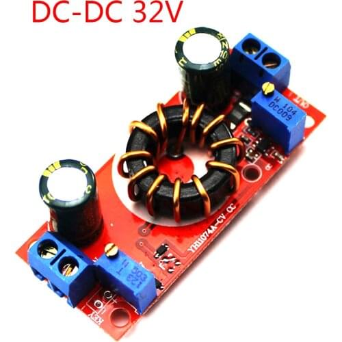 DC-DC 4-32V to 1.2-32V 10A Step Down Module Solar Charger Constant Voltage Current Adjustable Buck Converter LED Driver