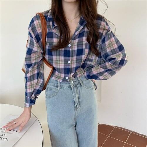 Cheap wholesale 2021 spring summer autumn new fashion casual ladies work women Blouse woman overshirt female OL BAt215M