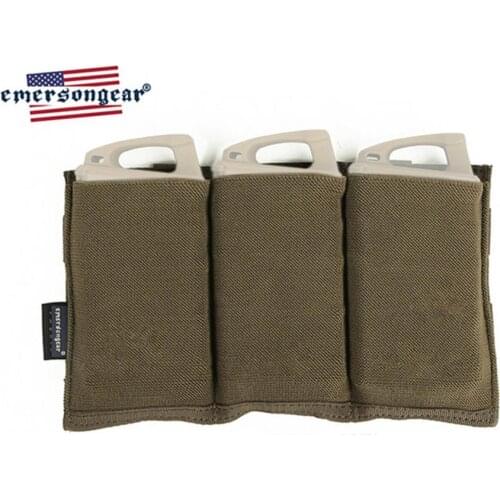 Emersongear Triple M4 Pouch FAST Magazine Molle Airsoft EM2388RG