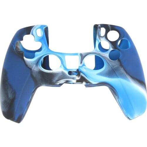 Camouflage Silicone Controller Skin Cover for Sony PlayStation 5 PS5 Gamepad Protective Guard Joystick Case