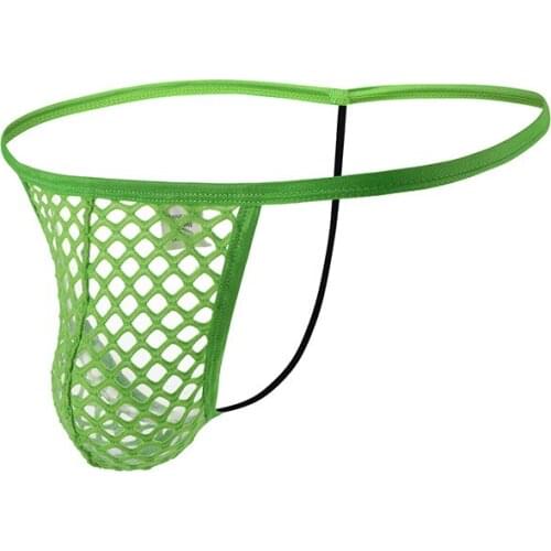 Male Sexy Bikini Thongs G Strings Transparent Mesh Swimwear Bottoms T Back Mens Sunbath Beach Underpants Panties Gay Underwear