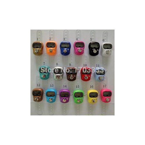2016 New Arrive Muslim Finger Ring Tally Counter Digital Tasbeeh Tasbih DHL Fedex Free Shipping