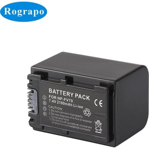 New 2100mAh NP-FV70 NP FV70 Camera Battery For Sony HDR-CX230 HDR-CX150E HDR-CX170 CX300 HDR-HC3E Accumulator
