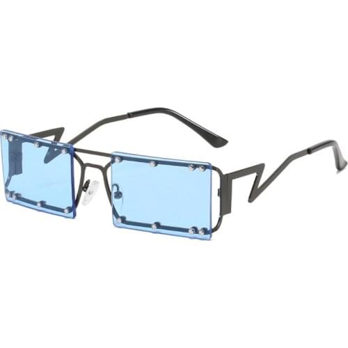 Classic Small Rectangle Sunglasses Women Vintage Metal Frame Steampunk Sun Glasses Female Retro Colorful Eyeglass Lunette De Sol