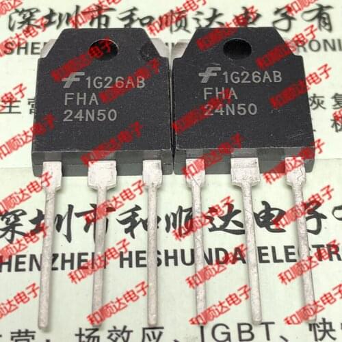 Original New / 2pcs / FHA24N50 TO-3P 500V 24A