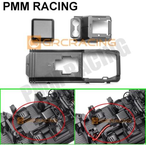 Plastic Interior battery cover with armrests Box For 1/10 RC Crawler Car Traxxas TRX4 Defender Upgrade parts decoration