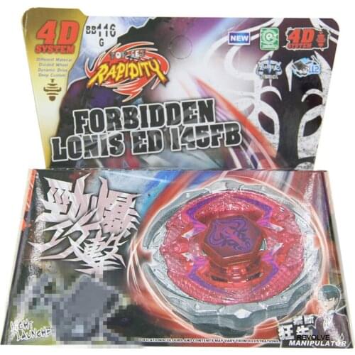 Gift BB116G Bey toys blade Metal Fusion Masters Toys FORBIDDEN LONIS With Launcher Drop Shopping