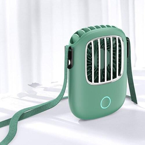 Hanging Neck Portable Fan Usb Rechargeable Cooling Air Car Home Desktop Hand Hold 3 Speed Silence Pocket Fans