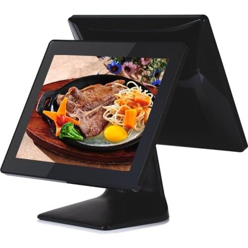 Wholesale 15 Inch Pos Ternimal Dual Display Retail Cash Register Pos Machines Touch Screen All In One Pos System for Store
