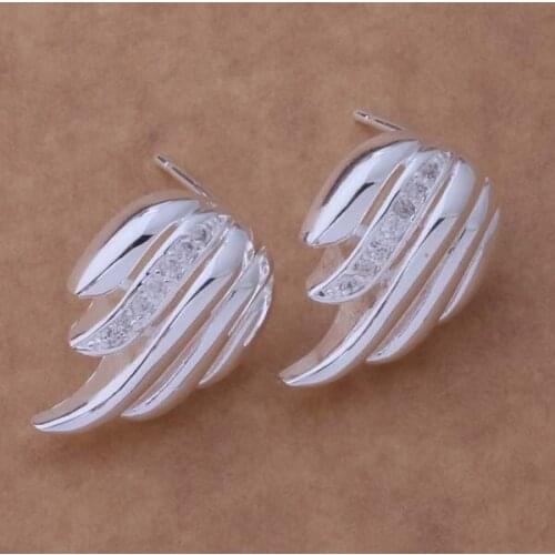 AE587 Lucky Silver Color Earrings For Women Jewelry Women Accessories Popular Banana /bccajtja Azdajqka