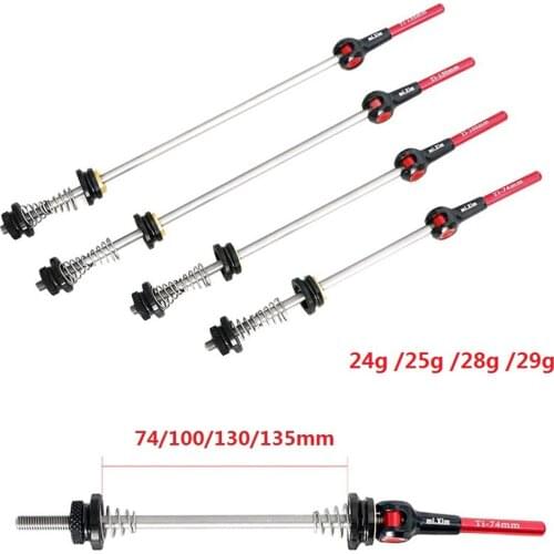 Road MTB Bicycle Wheel Hub Front/Rear Skewers Quick Release Clip 130mm Rear