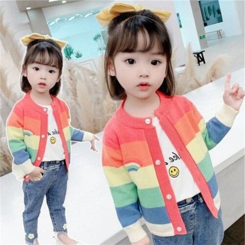 Sweater Jacket Spring Winter Coat Outerwear Top Children Clothes School Kids Costume Teenage Girl Clothing High Quality