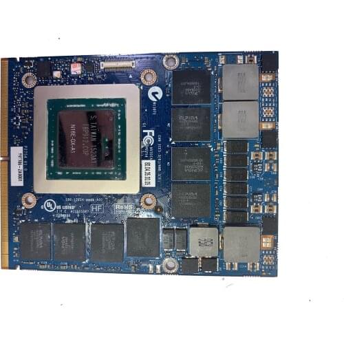 GTX 980M Graphics Card GTX980M with X-Bracket N16E-GX-A1 8GB GDDR5 MXM For Dell Alienware MSI HP via