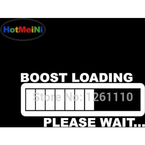 HotMeiN BOOST LOADING Vinyl Decal Car Styling Car Sticker Top quality Funny JDM & Drift Stickers & Decals EDM Car Truck Window
