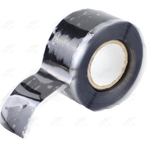 Waterproof Silicone Performance Repair Tape Hot Sale Bonding Rescue Self Fusing Wire Hose Black Transparent Film Tape