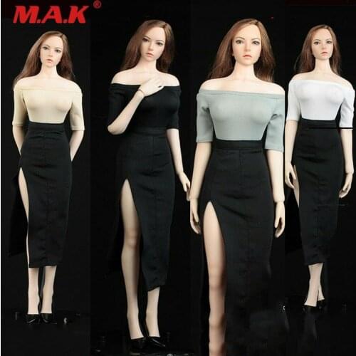 VORTOYS 1/6 V1020 4 Color Womens Dress Skirt Clothes For CollectionFit 12" female Figure Body In Stock