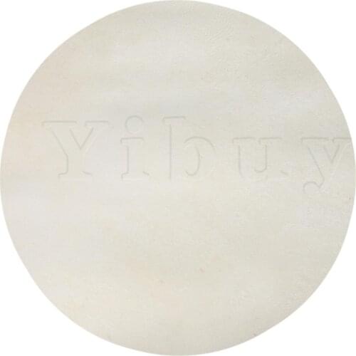 Yibuy 30cm Diameter Beige Drums Head Goatskin Round Fits Bongo Drums / Shaman Drums / 8 inch African Tambourine
