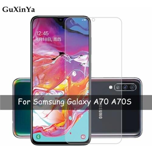 2pcs Tempered Glass For Samsung Galaxy A70 Screen Protector Glass For Samsung A70 Anti-scratch 9H Glass SM-A705F Phone Film 6.7"
