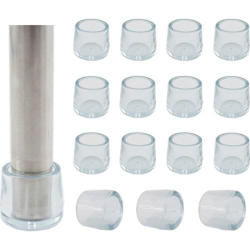 16PCS Furniture Silicone Protection Cover|Round Chair Leg Floor Protectors|Elastic Silicone Chair Leg Caps with Anti-slip Bottom