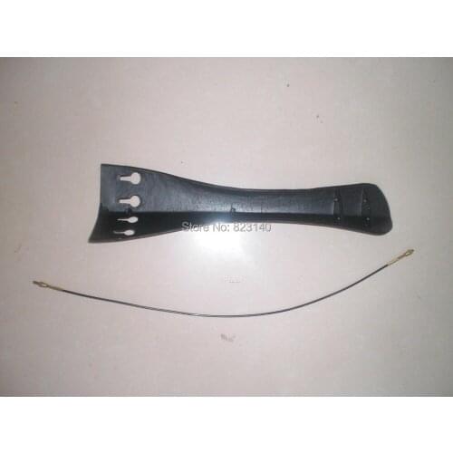 1 PC Aluminum Alloy Double Bass Tail piece with 1 pc Tail gut for 3/4 & 4/4