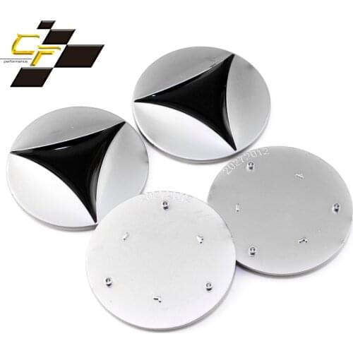 4pcs 54mm Universal Hub Cover Badge Car Styling Zinc Alloy High Quality Auto Parts