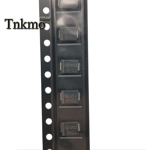 50PCS MBRS1100T3G DO-214AA MBRS1100 DO214AA 1100 Code B1C Schottky Diode 100V / 1A New and original
