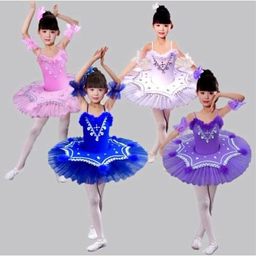 Romantic Professional Ballet Tutu White Swan Lake girl and Women Ballerina Party Dance Costumes Ballet Tutu Balett Dress Girl
