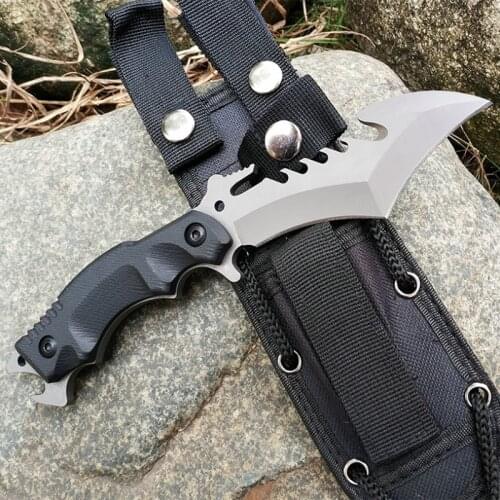 Free shipping Multifunctional outdoor camping knife hardness portable tactical knife jungle survival EDC tool