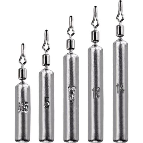 10Pcs/8Pcs Drop Shot Fishing Jig Sinker 3.5g/5g/7g/10g/14g Bullet Weight For Bass Perch Pesca Fishing Tackle Tools 2021