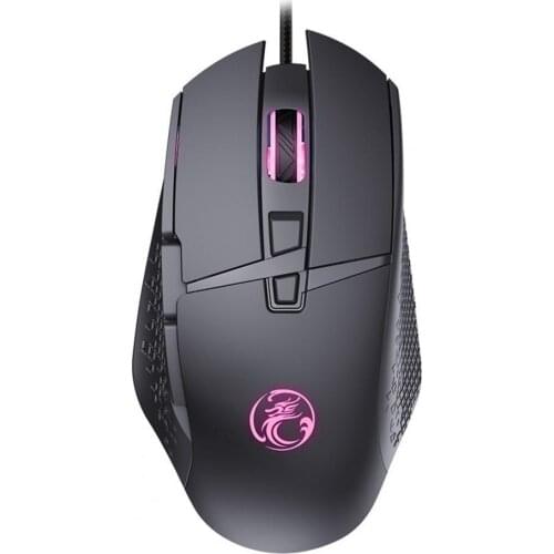 IMICE T91 Gaming Mouse Adjustable DPI Compatible ABS Computer Mouse Double-Click Fire Key Reduce Your Finger Fatigue