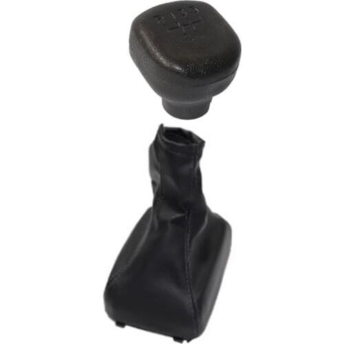 PU Leather Car Shift Gear Knob Lever Gaitor Boot Cover For Vauxhall Opel Kadett E 1984-1991