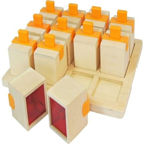 Montessori Sensory Teaching Aids 12 Music RingIng Toy Memory Early Teach Toy Sensory Game