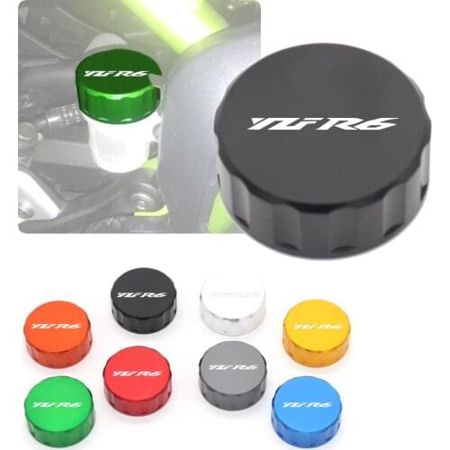 Motorcycle CNC Aluminum Rear Brake Fluid Reservoir Cover Cap For YAMAHA YZF R6 2006-UP 2009 2010 2011 2012 2013 2014 2015 2016