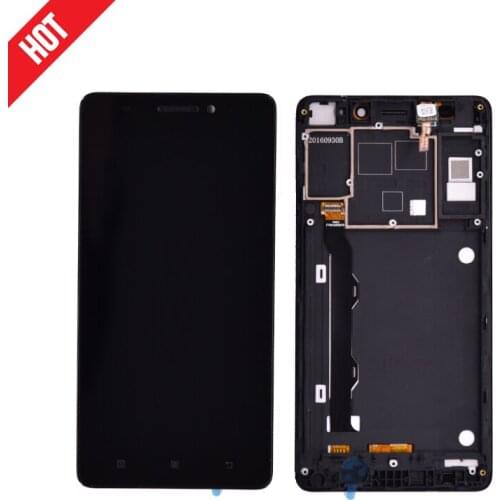 Original For 5.5" Lenovo K50 K50-T5 K3 Note LCD Display Touch Screen Digitizer Assembly Replacement With Frame free shipping